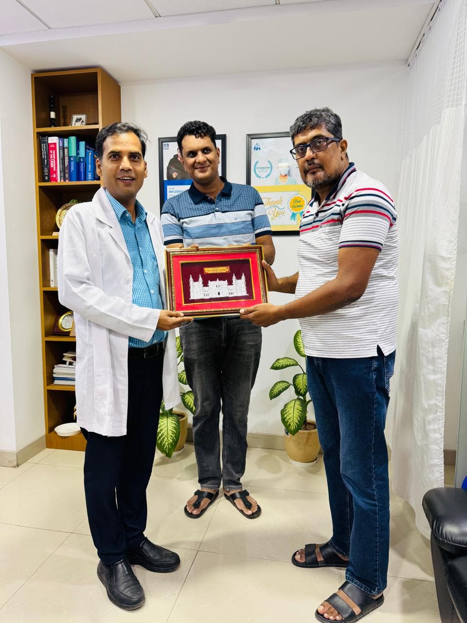 Doctor with a patient